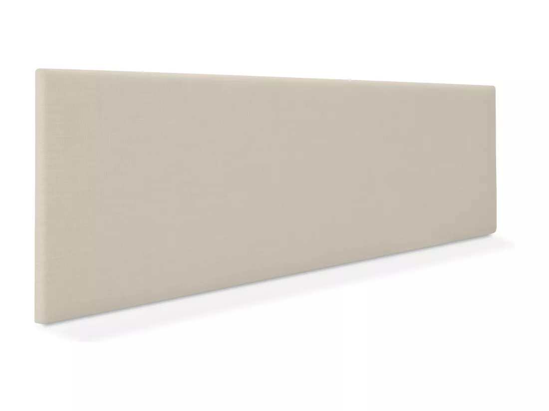DHOME Tête de lit en lin naturel lisse 160x50cm Lits 150/160 - Beig