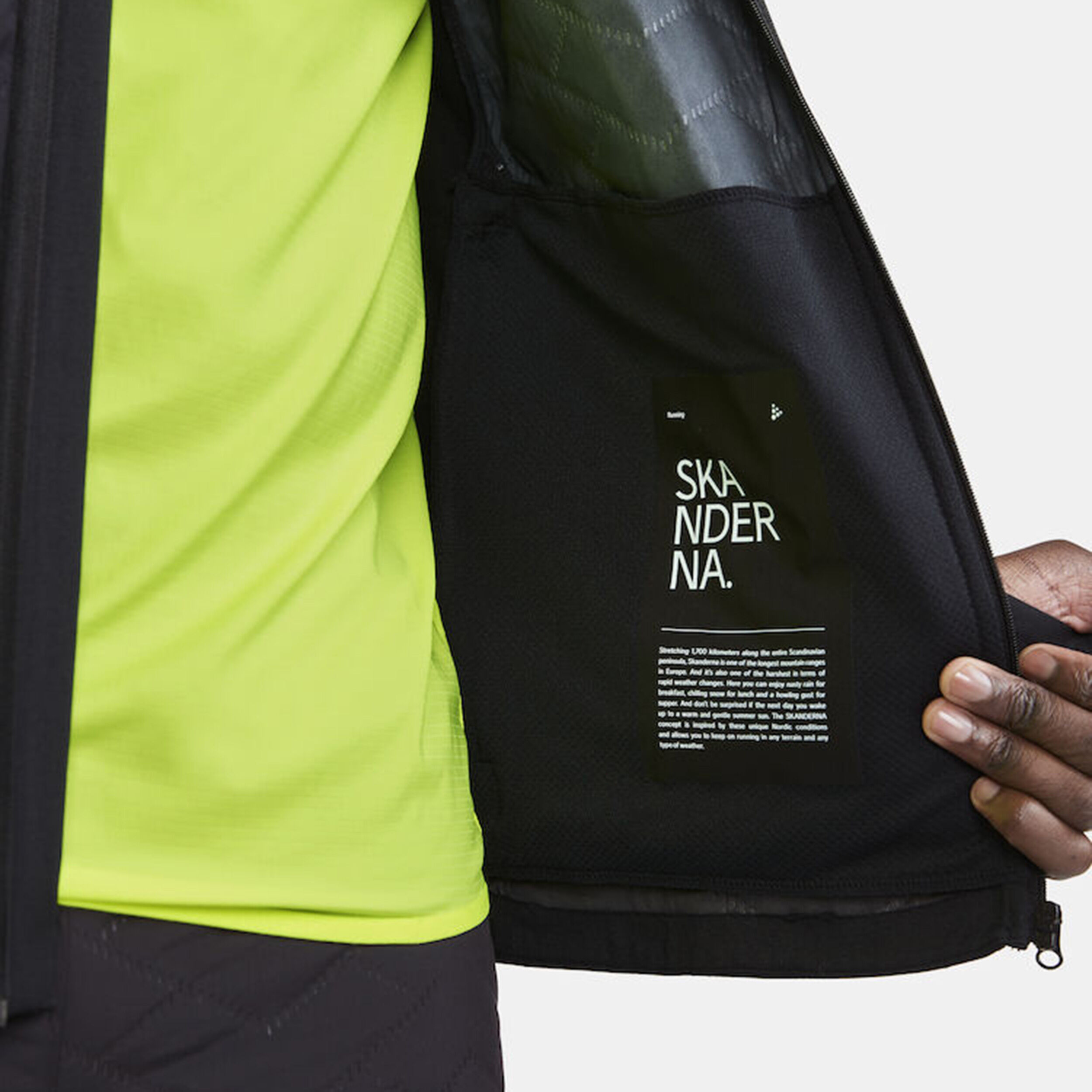 Craft ADV SUBZ Veste Running Hommes - Noir
