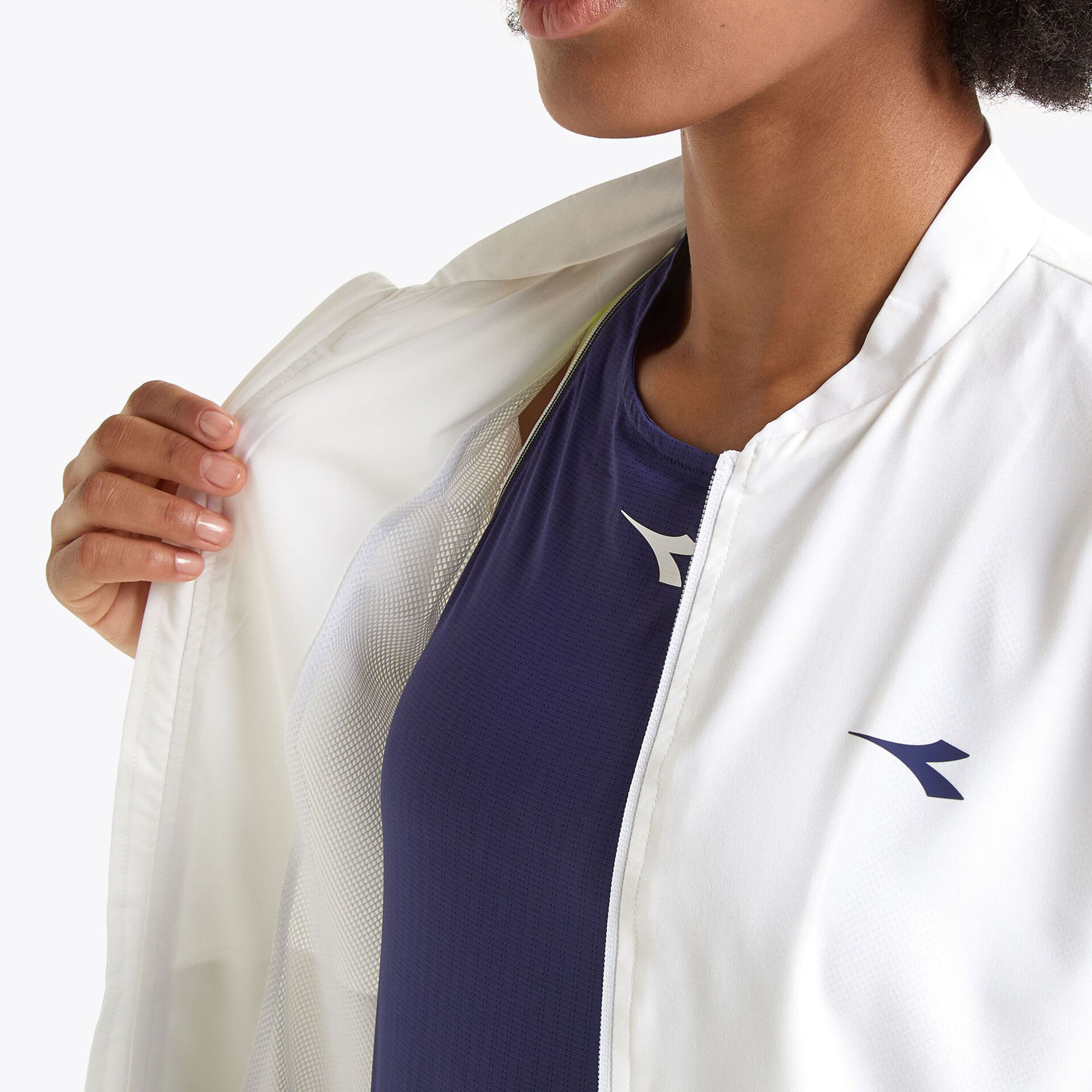 Diadora FZ Icon Veste De Survêtement Femmes - Blanc