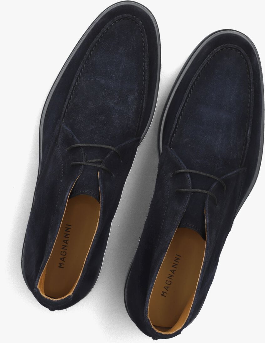blauwe magnanni veterschoenen 25622