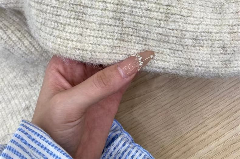 Honey River - Effen vest met opstaande kraag en knoopjes