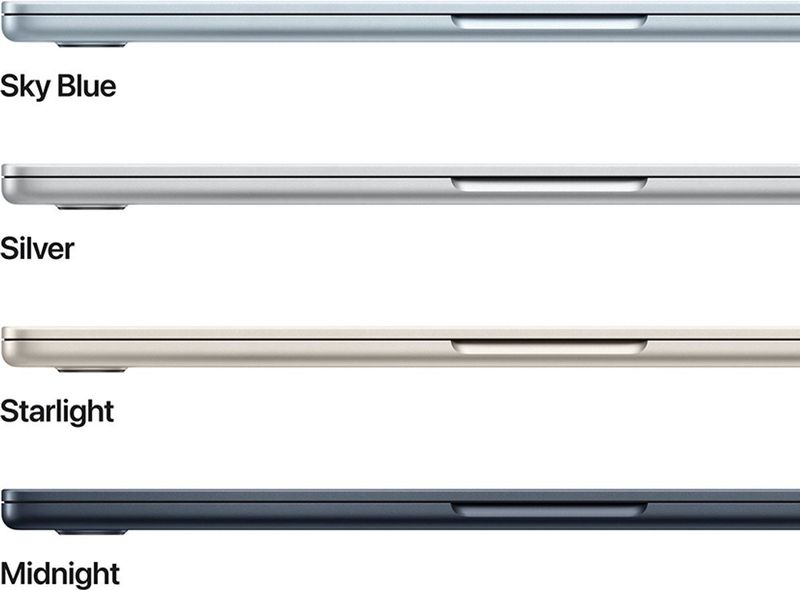 Apple - MacBook Air - Laptop - Hemelsblauw - M4-chip