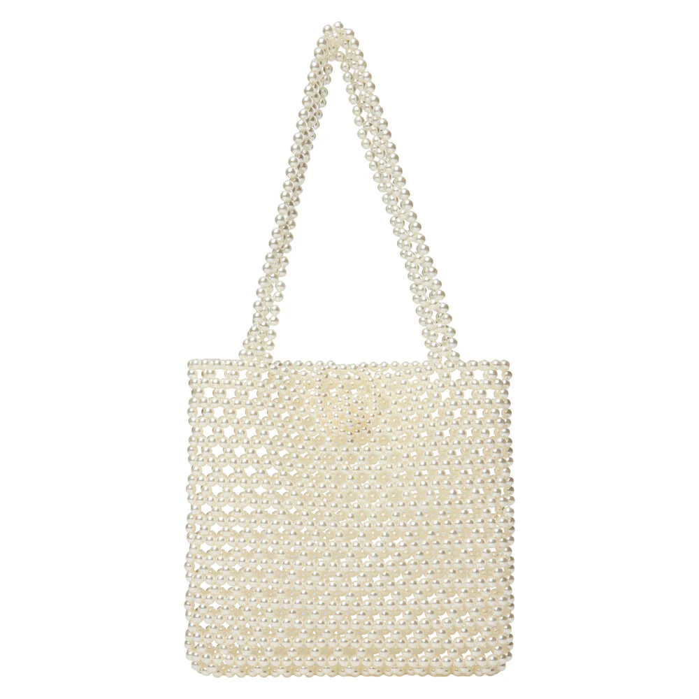 Bahne Accessories  Perletaske - hvid