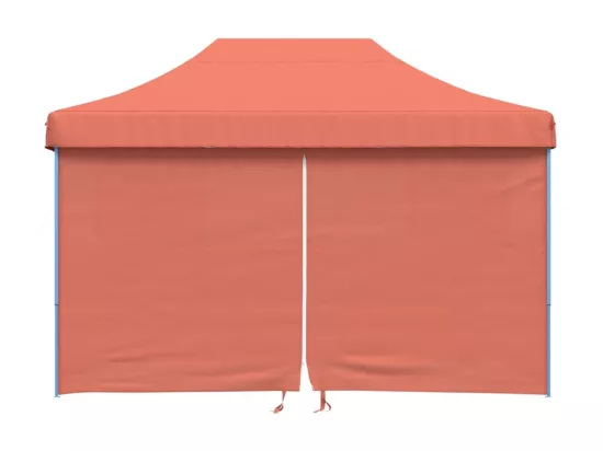 Tente de réception pliable escamotable avec 4 parois latérales