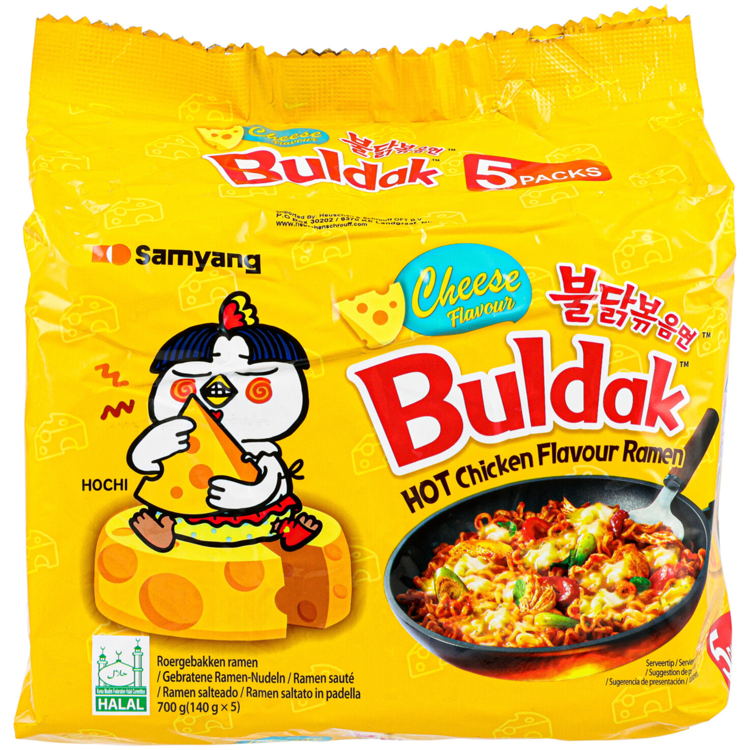 Buldak Hot Chicken Ramen Cheese 5x140g