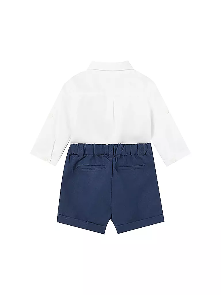 MAYORAL Baby Set 2-teilig Hemd, Gilet und Hose dunkelblau