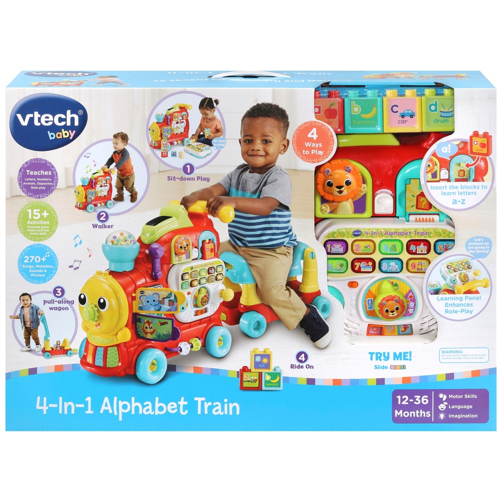 VTech 4-in-1 Alphabetzug Rot