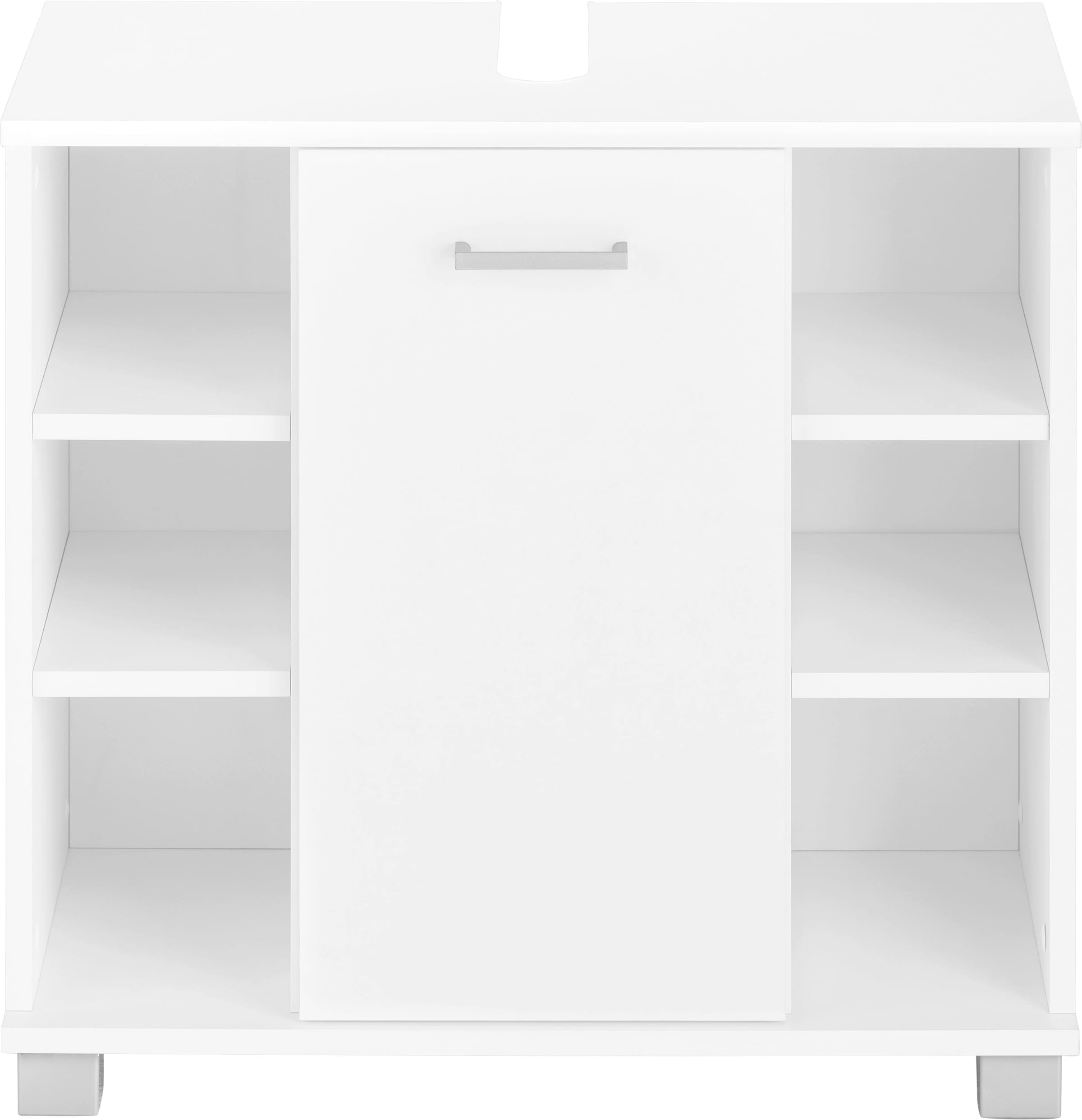 Schildmeyer Waschbeckenunterschrank »Mobes, Made in Germany« Breite/Höhe: 65,1/62,4 cm, Badschrank mit Tür und Regalfächern