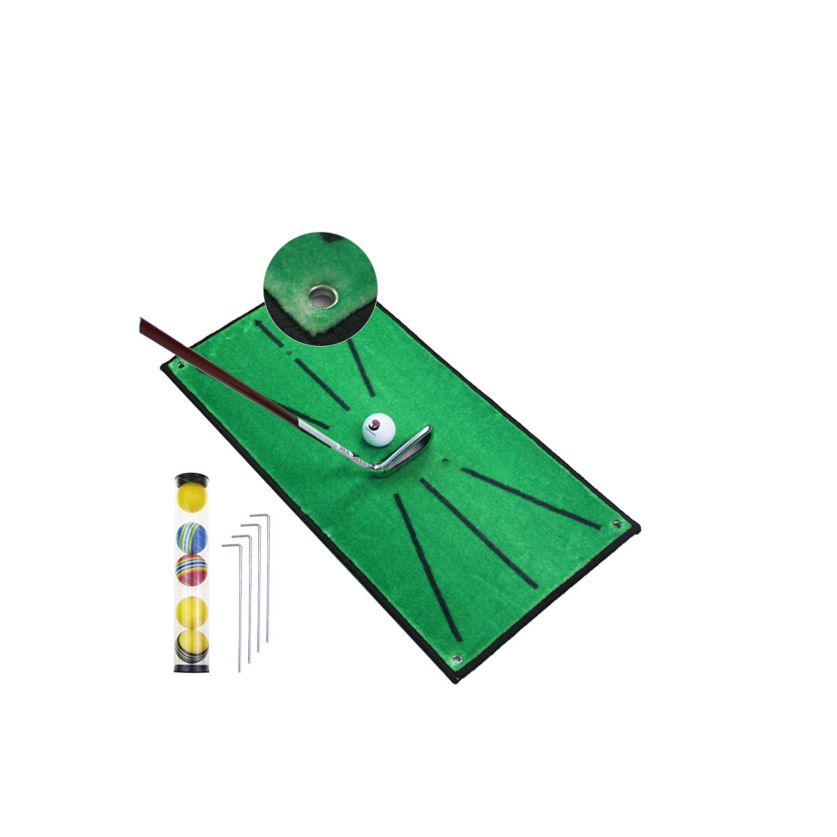 Golftreningsmatte, golfswingmatte for svingdeteksjon 60x30 cm