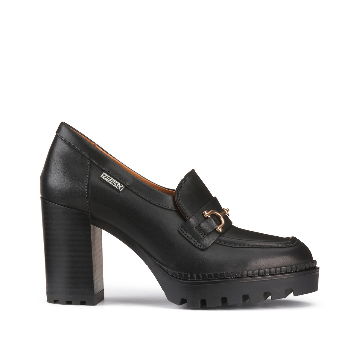 PIKOLINOS<br>Mocassins de salto Cervera, couro