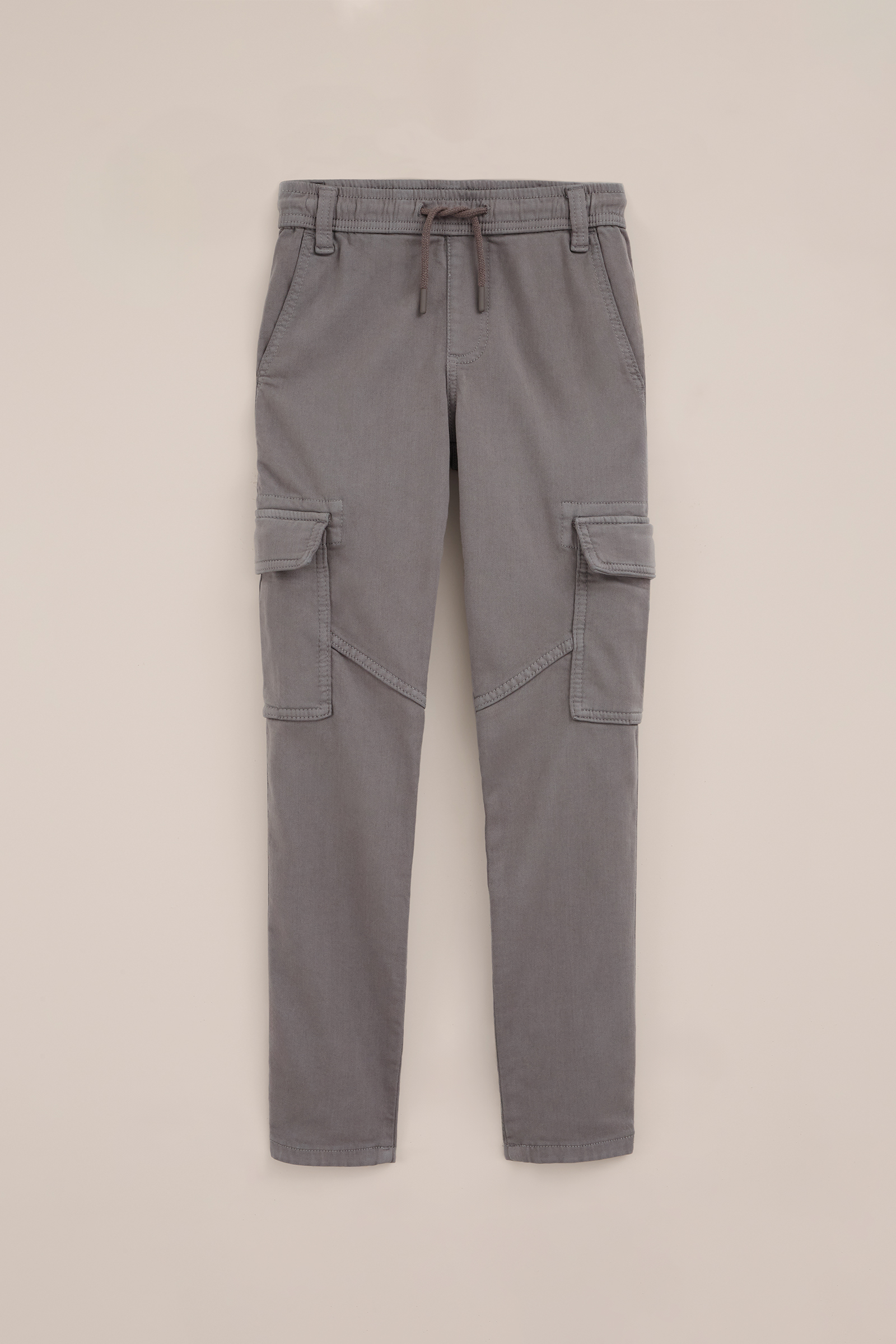 Jongens slim fit cargobroek WE Fashion Grijs