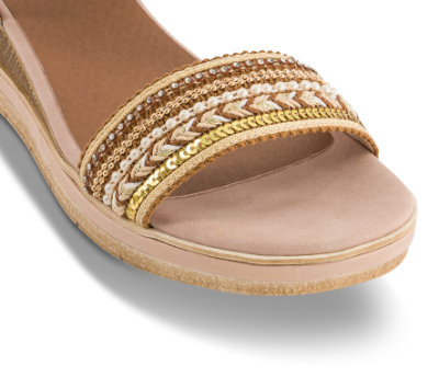 B&CO Damesandal med hæl Rosa 4213103465 | Skoringen
