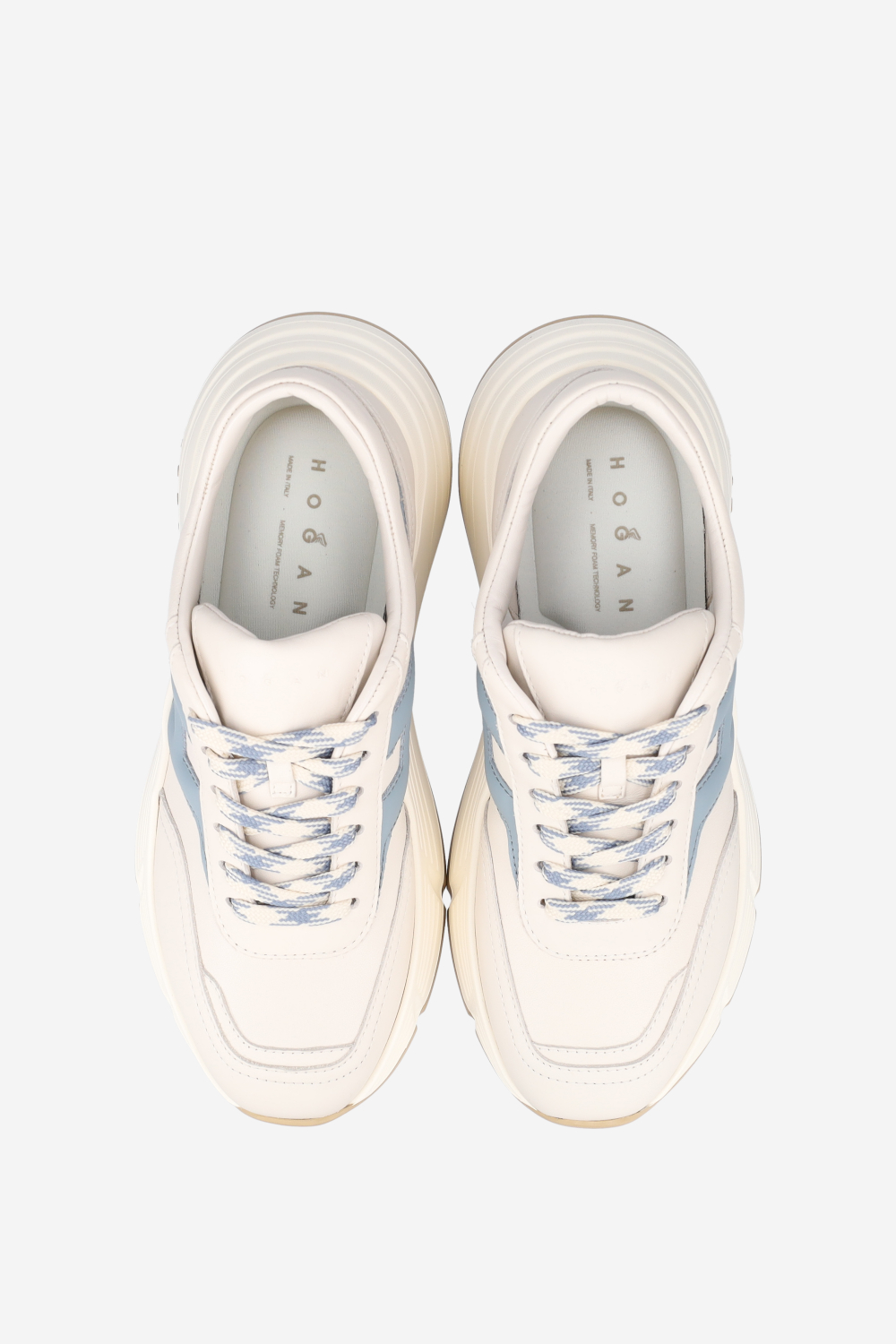H669 leather sneakers