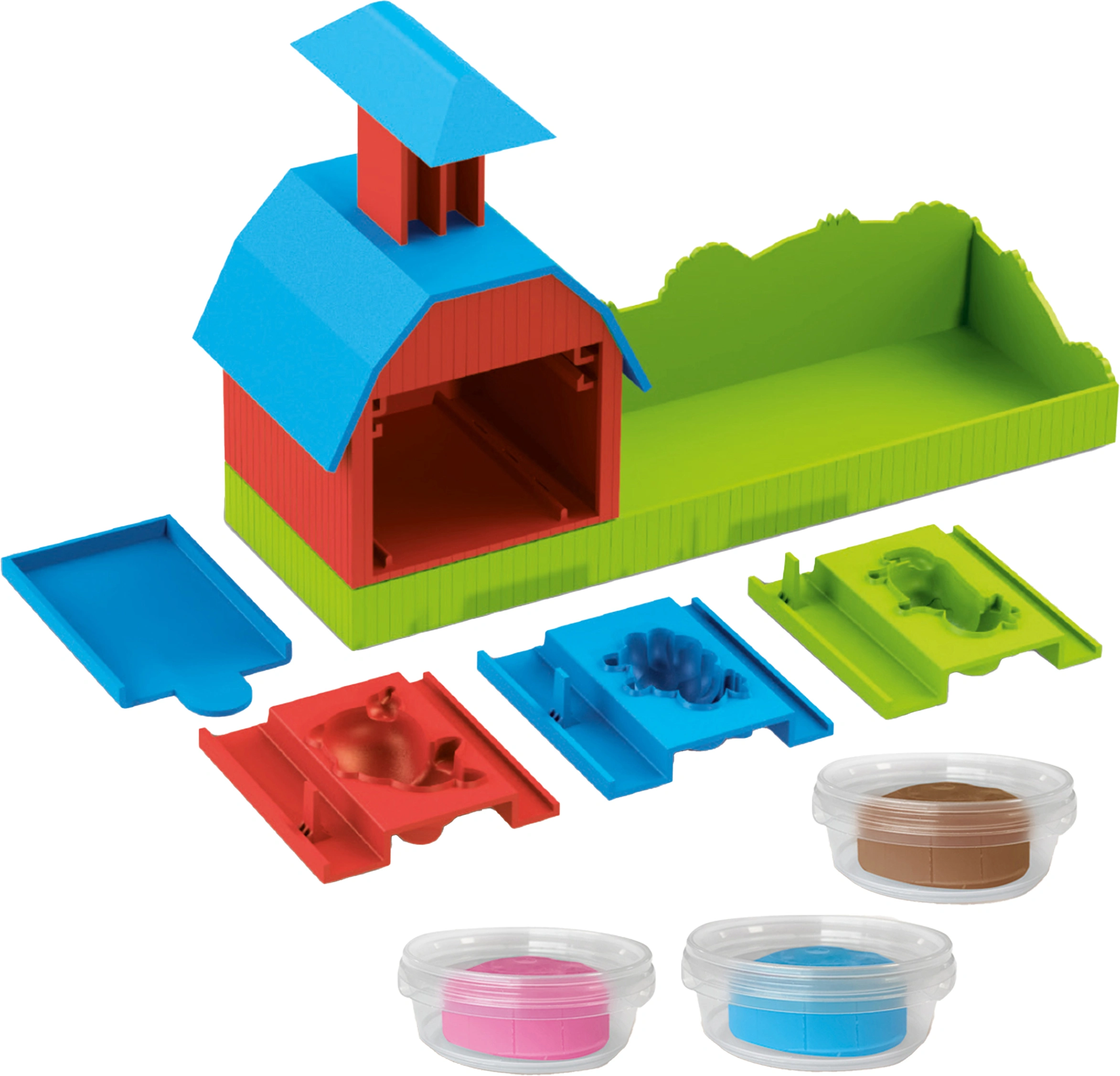 Knet-Set BAUERNHOFGERÄUSCHE 7-teilig