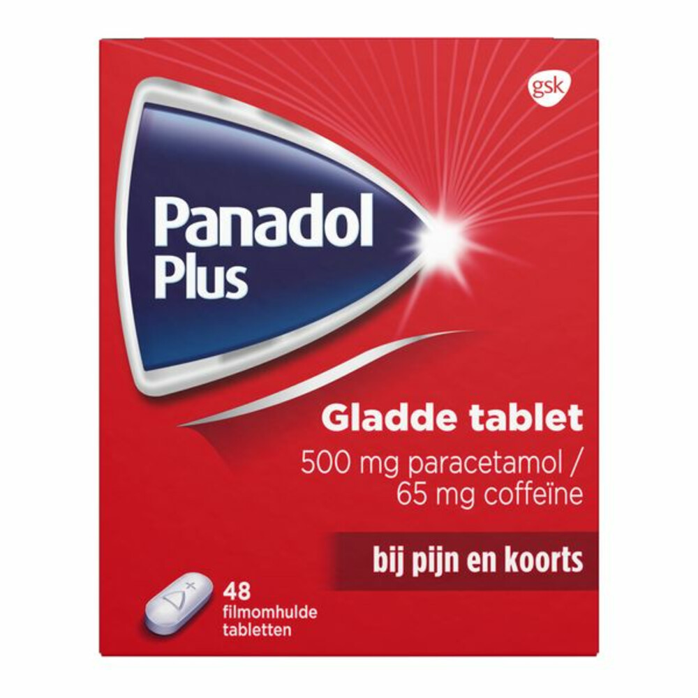 Panadol Plus Gladde Tablet 500 mg48 tabletten
