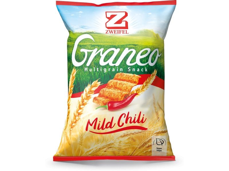 Zweifel Chips Graneo Mild Chili 20 x 27 g Kartoffel Chips mit rauchig-würzigem Geschmack