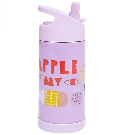 Petit Monkey Termoflaske m. Suger?r - 350 ml - Lilla m. Is