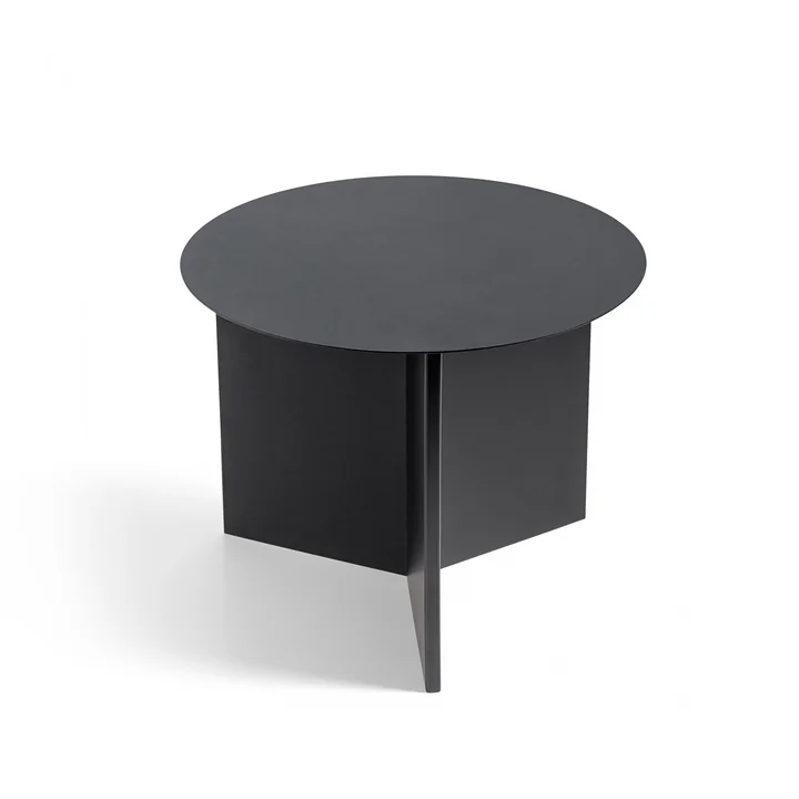 HAY - Slit Table Round Ø 45 x H 35.5 cm, schwarz