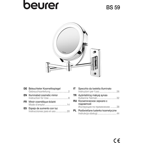 Beurer Makeup spejl BS059