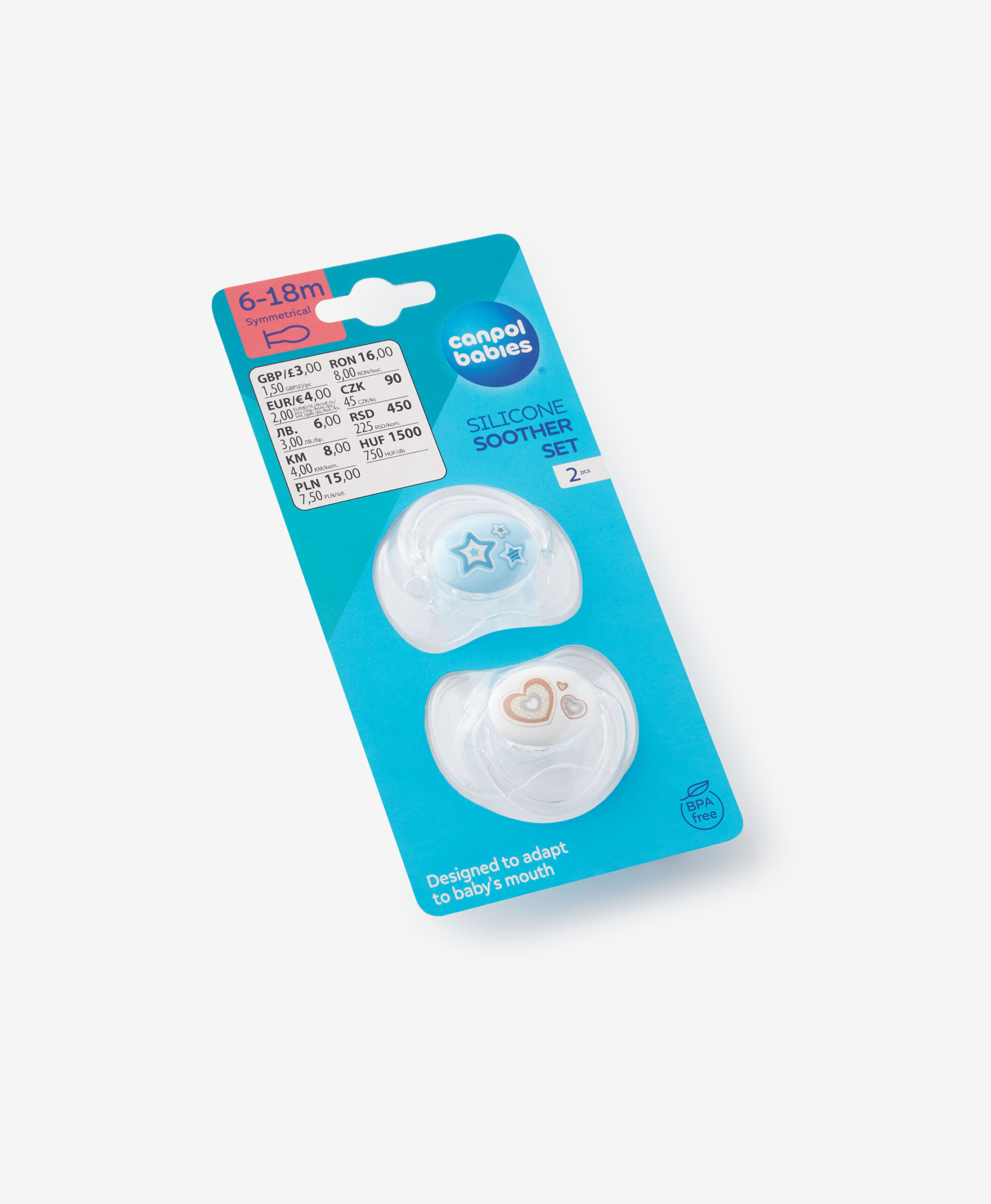 Canpol Babies Schnuller, 2er-Pack