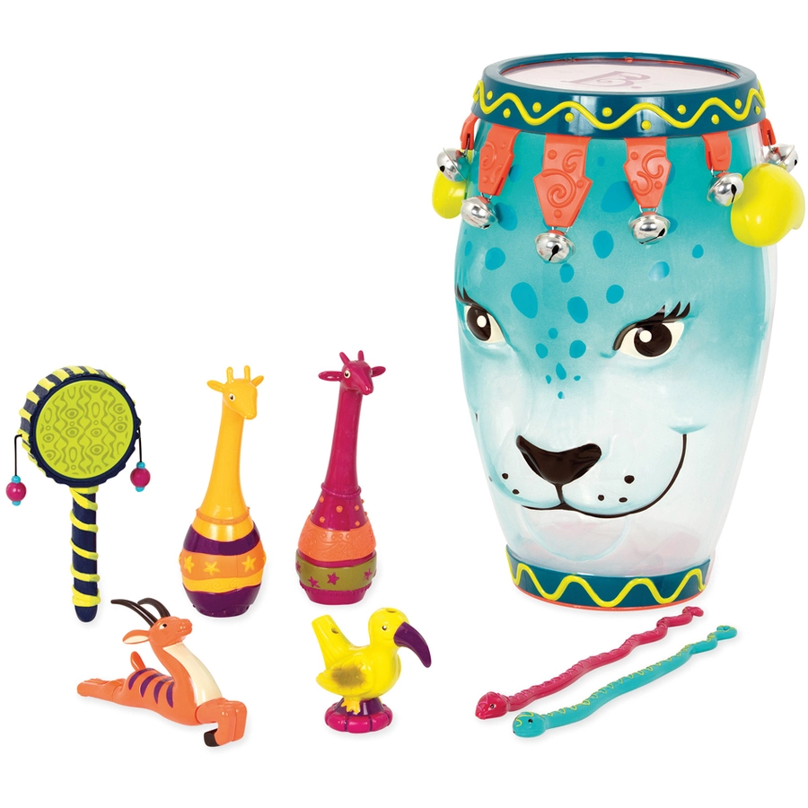 B.TOYS B. Jungle Drum - Trommel mit Instrumenten 1