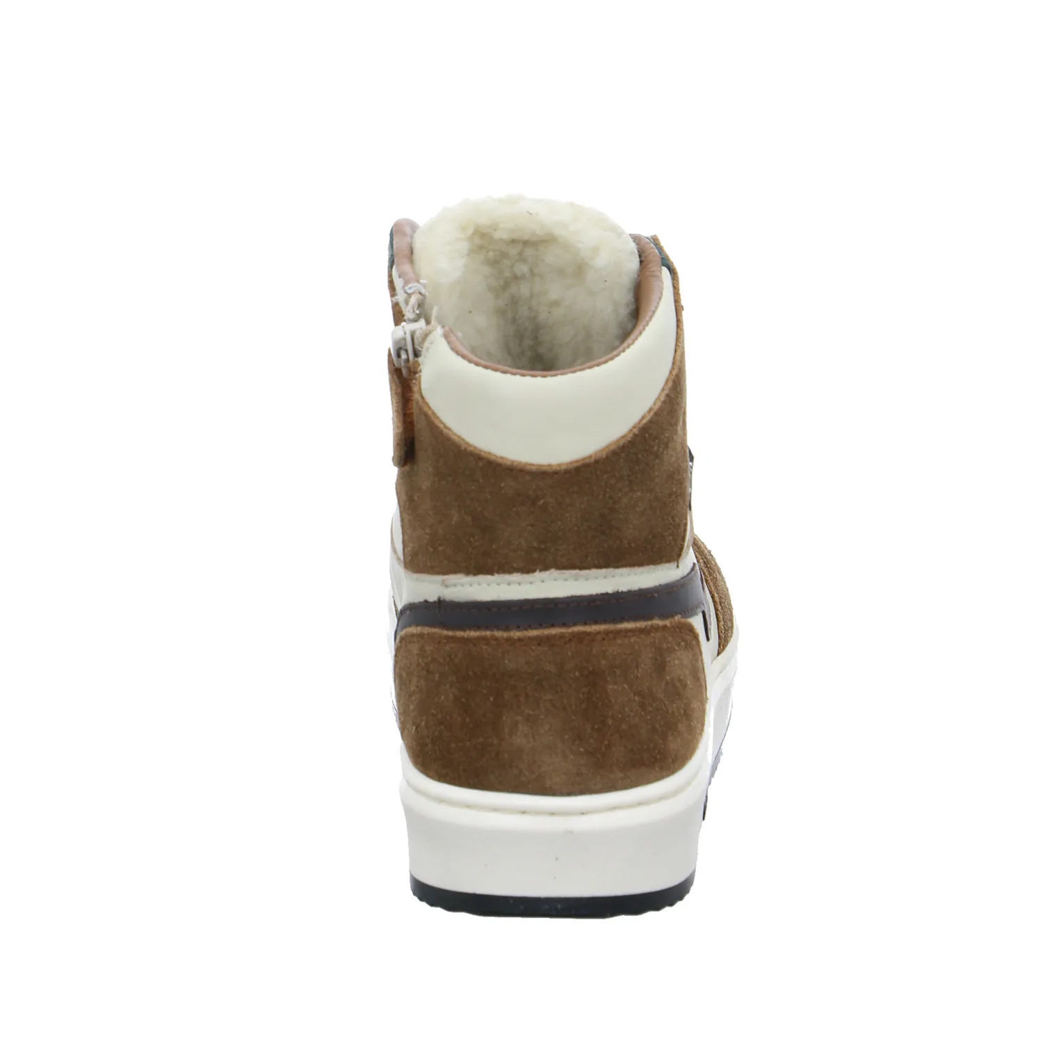GATTINO Jungen-Winter-Bottine Grün Leder  Sneaker high