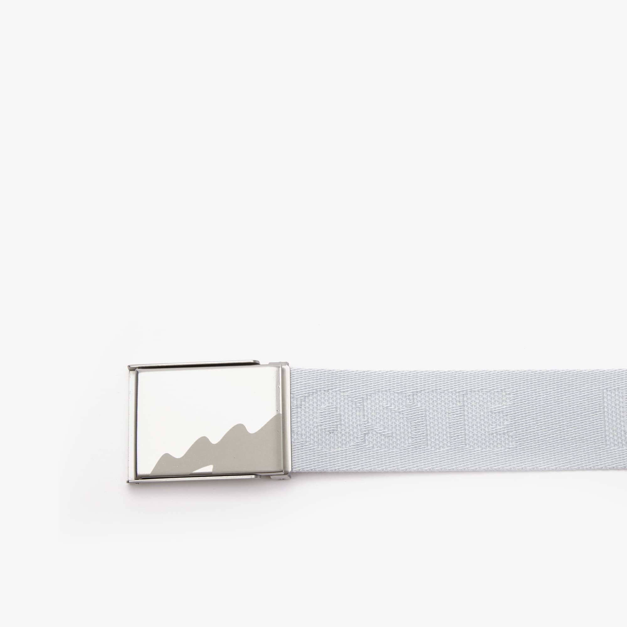 Ceinture en jacquard marquage Lacoste Ceintures - Bleu - Lacoste - Homme