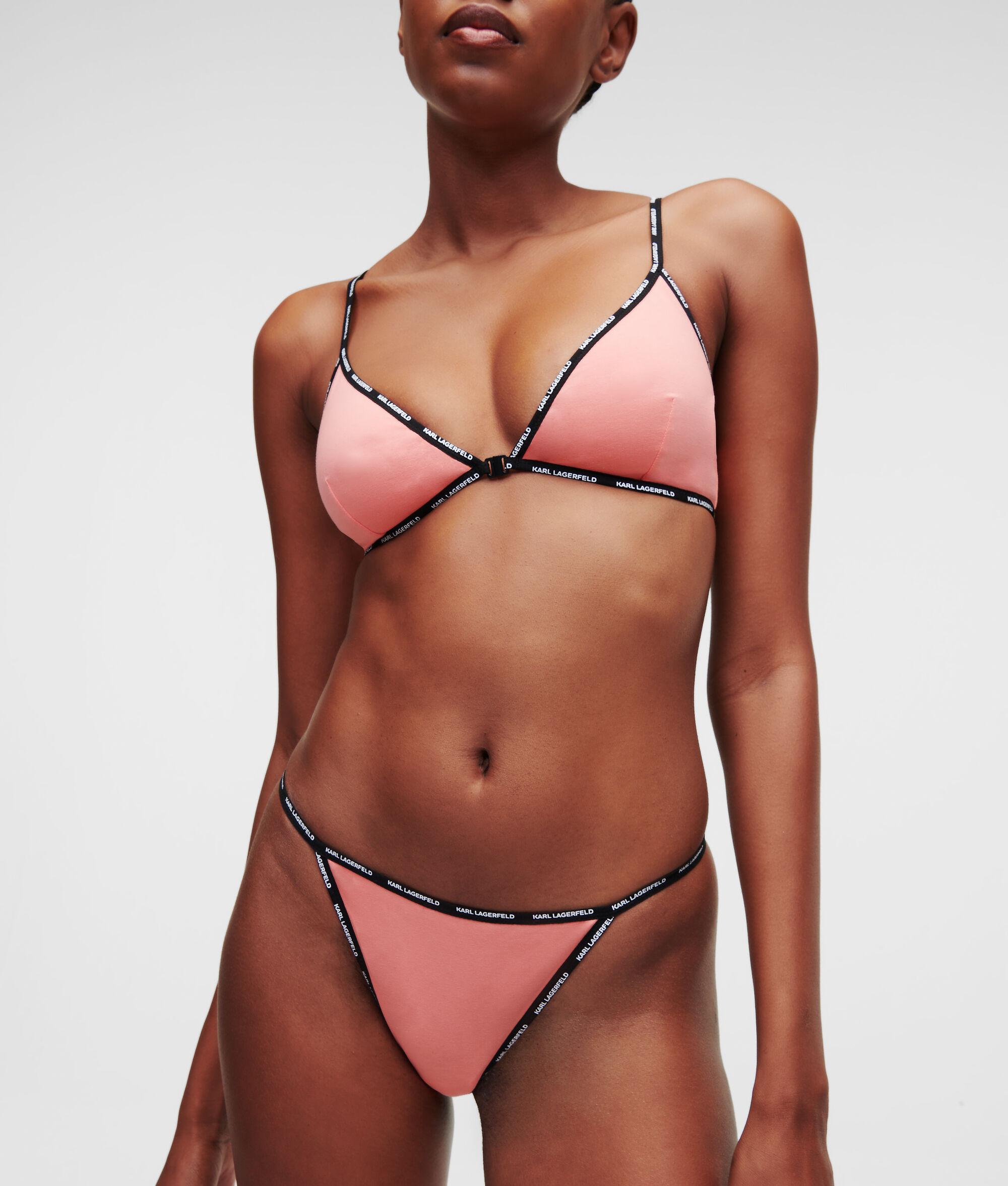 SOUTIEN-GORGE TRIANGLE À LOGO MINI AVEC BRETELLES MULTI-POSITIONS