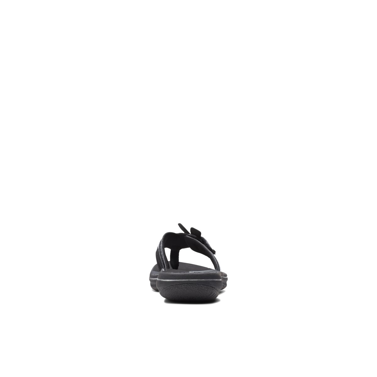CLARKS-Brinkleyflor-Tongs sandales à talon plat - Talon plat - Noir