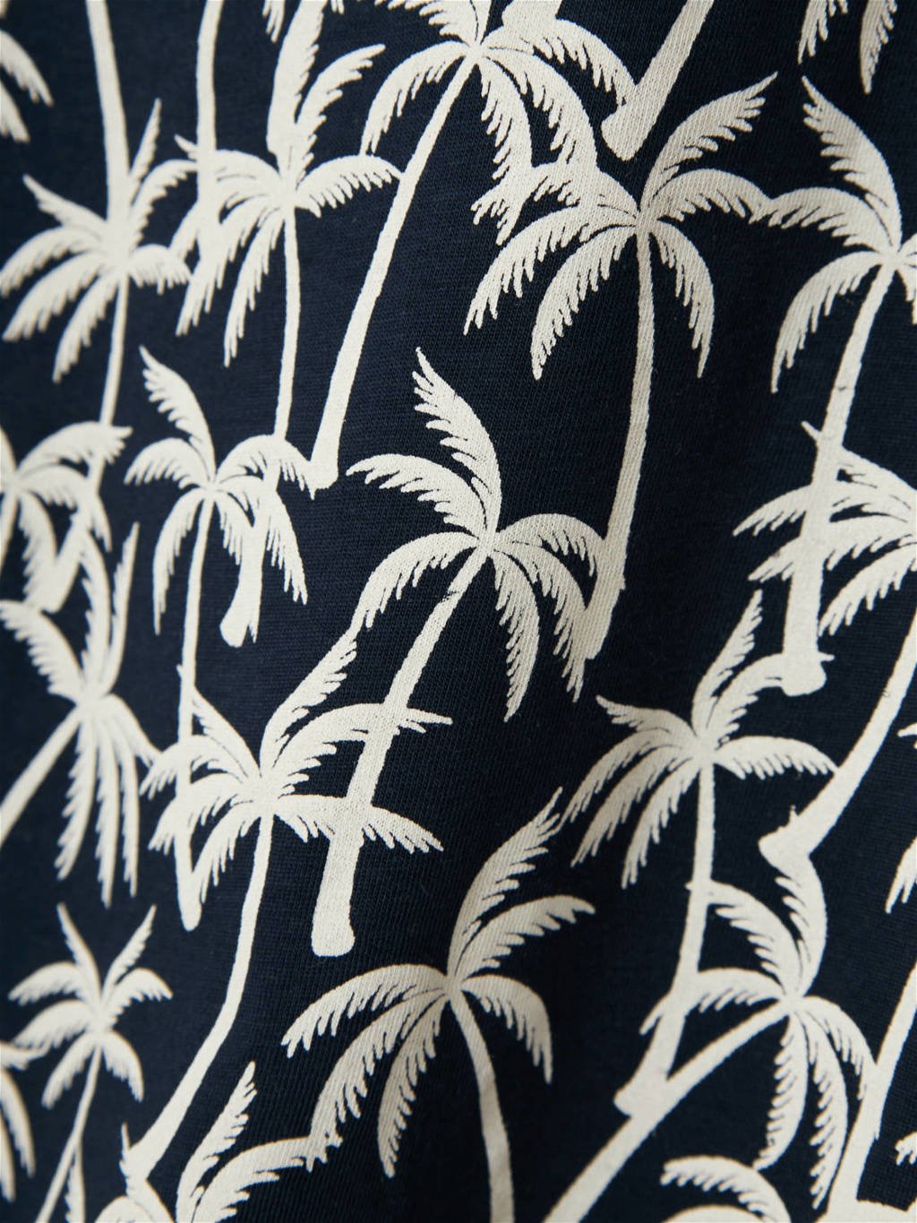 NAME IT T-shirt NKMVALTHER met all over print donkerblauw/wit