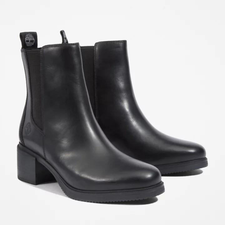 Bottine Chelsea Dalston Vibe pour femme en noir