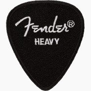Fender patch Heavy Pick Patch zwart