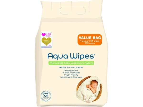 Luna AQUA WIPES baby wipes 4x64 pcs. AQW64F4B