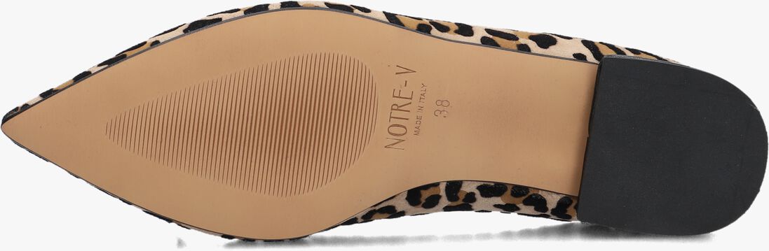 beige notre-v loafers 12228