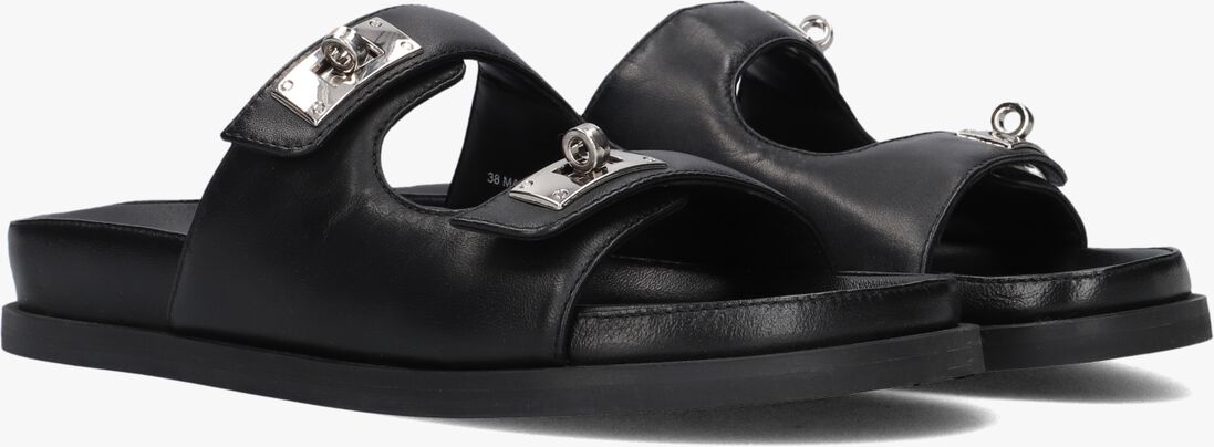 zwarte strategia slippers f65