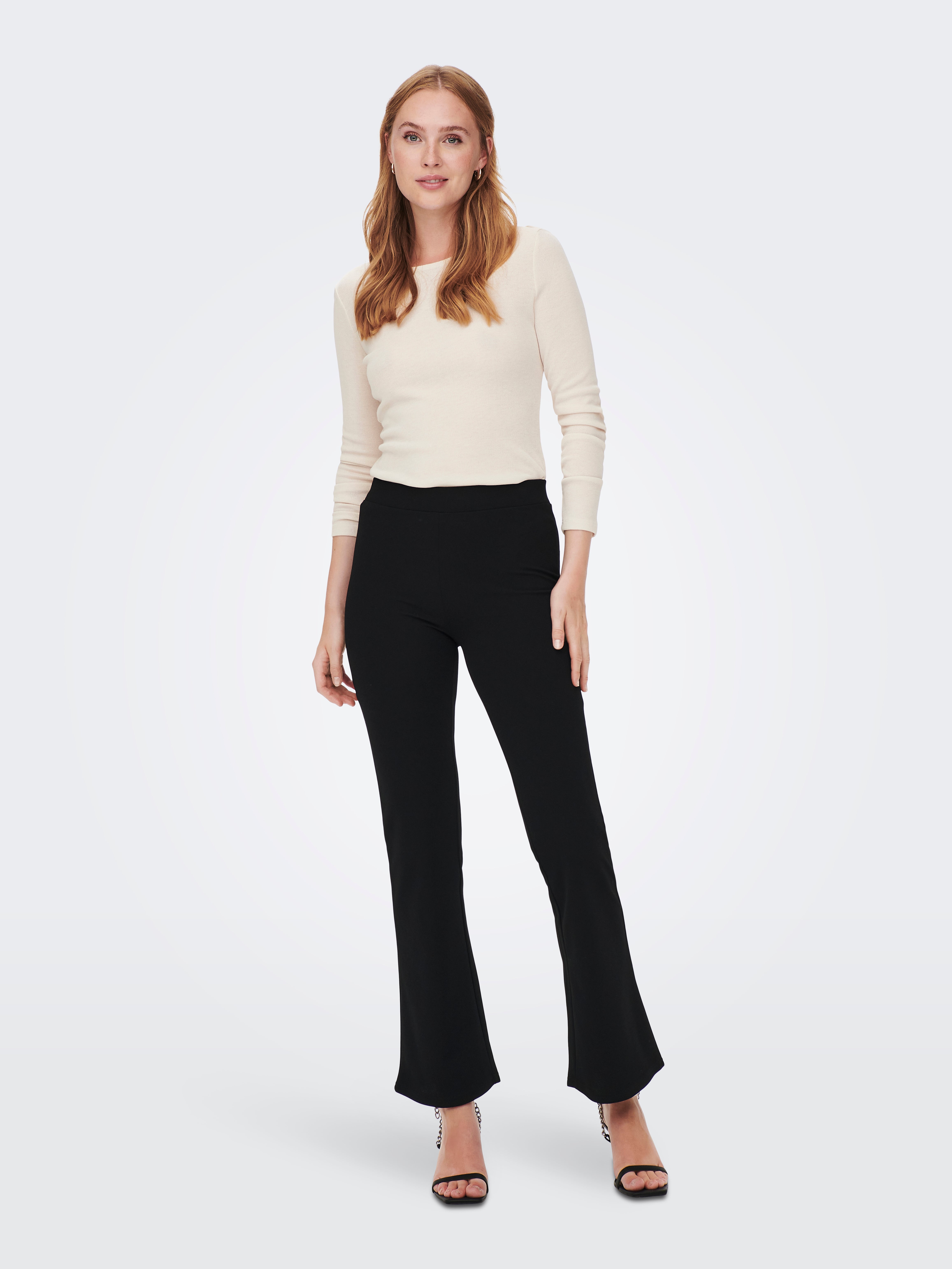 JDYANNA Ausgestellt Klassische Hose Black