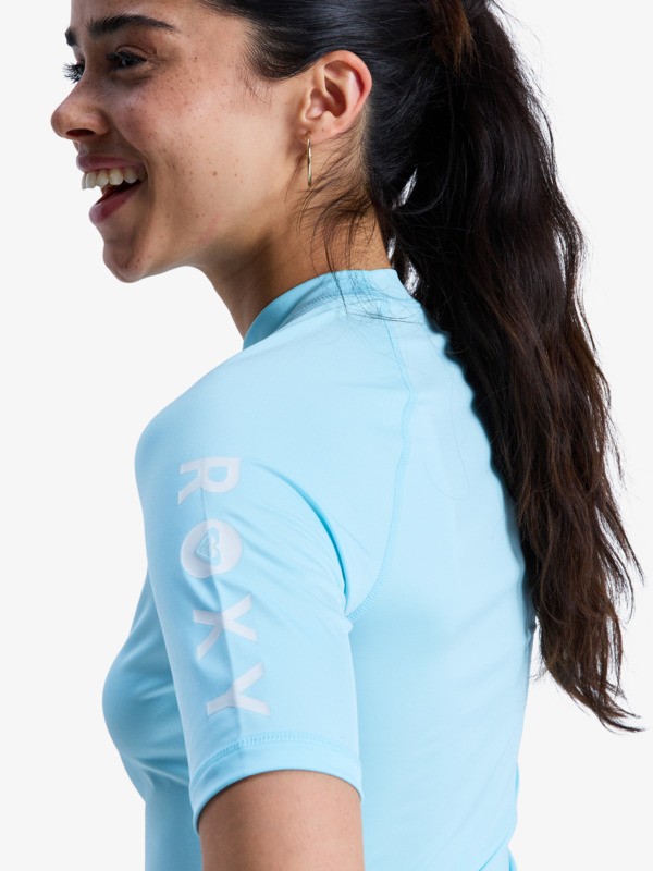 Whole Hearted Lycra manches courtes Bleu Femme