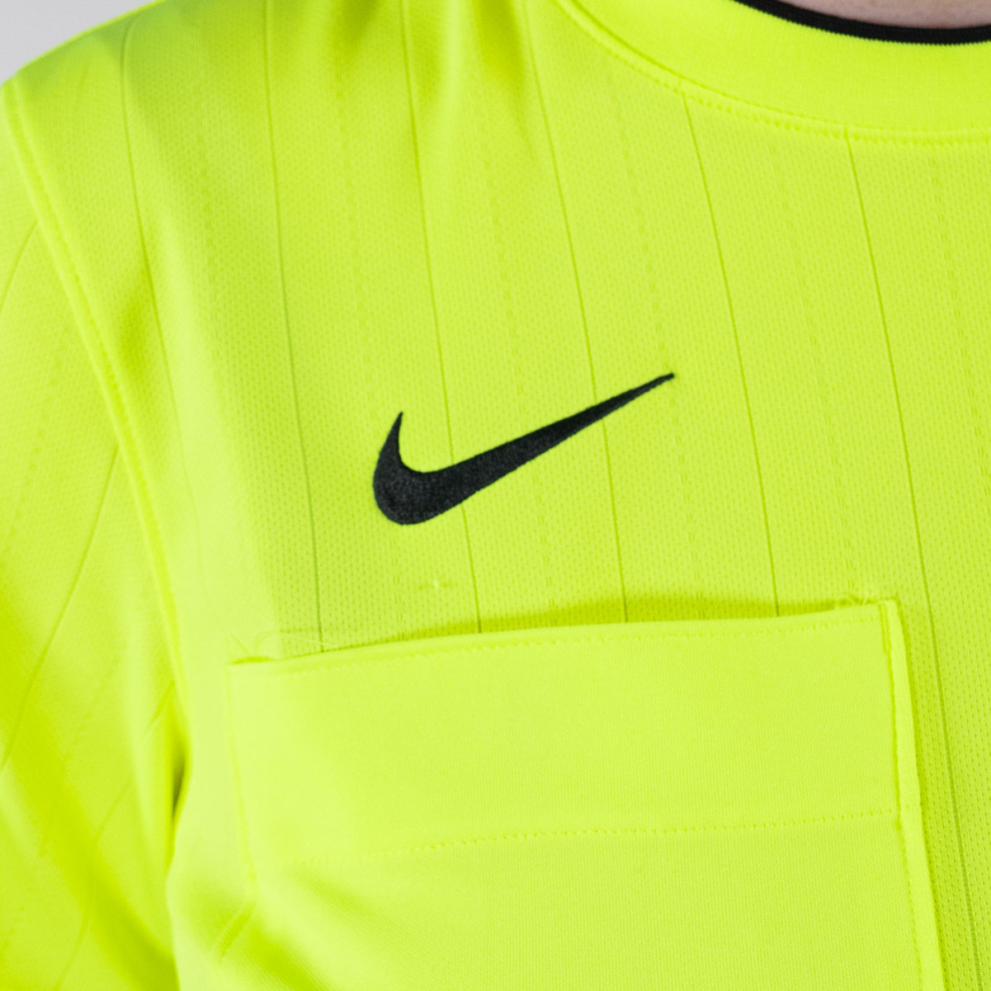 Nike KNVB Scheidsrechterstenue Lange Mouwen 2024-2026 Dames Neongeel Zwart