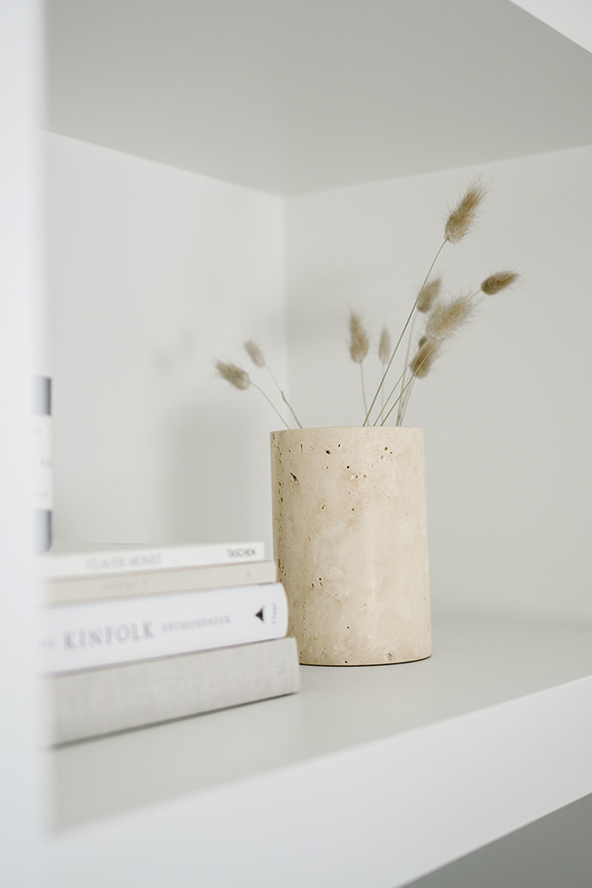 Travertine vaas/wijnkoeler