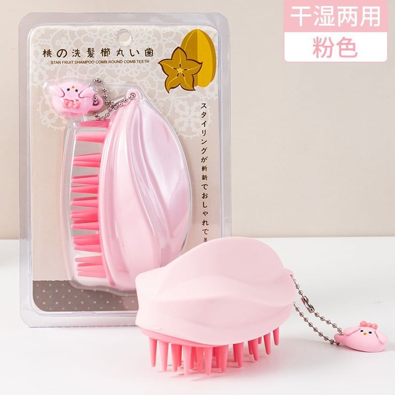 Fondes - Leaf Silicone Haarwasborstel
