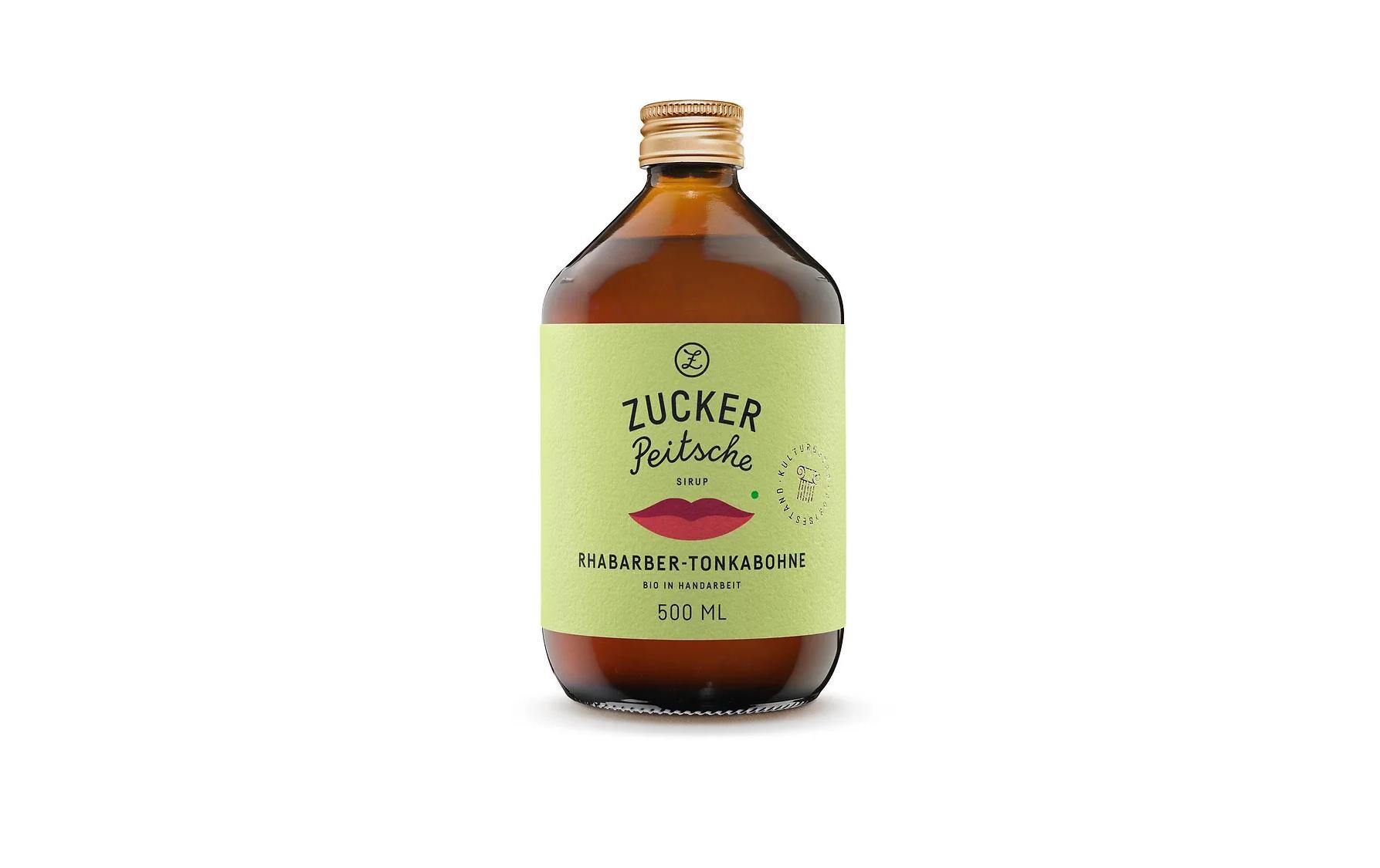 Bio Sirup Rhabarber Tonka 500 mlHandgefertigter Rhabarber Tonkabohnensirup aus «Höhle der Löwen»