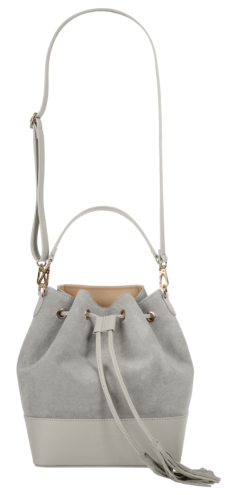 Samantha Look Umhängetasche echt Leder, Made in Italy