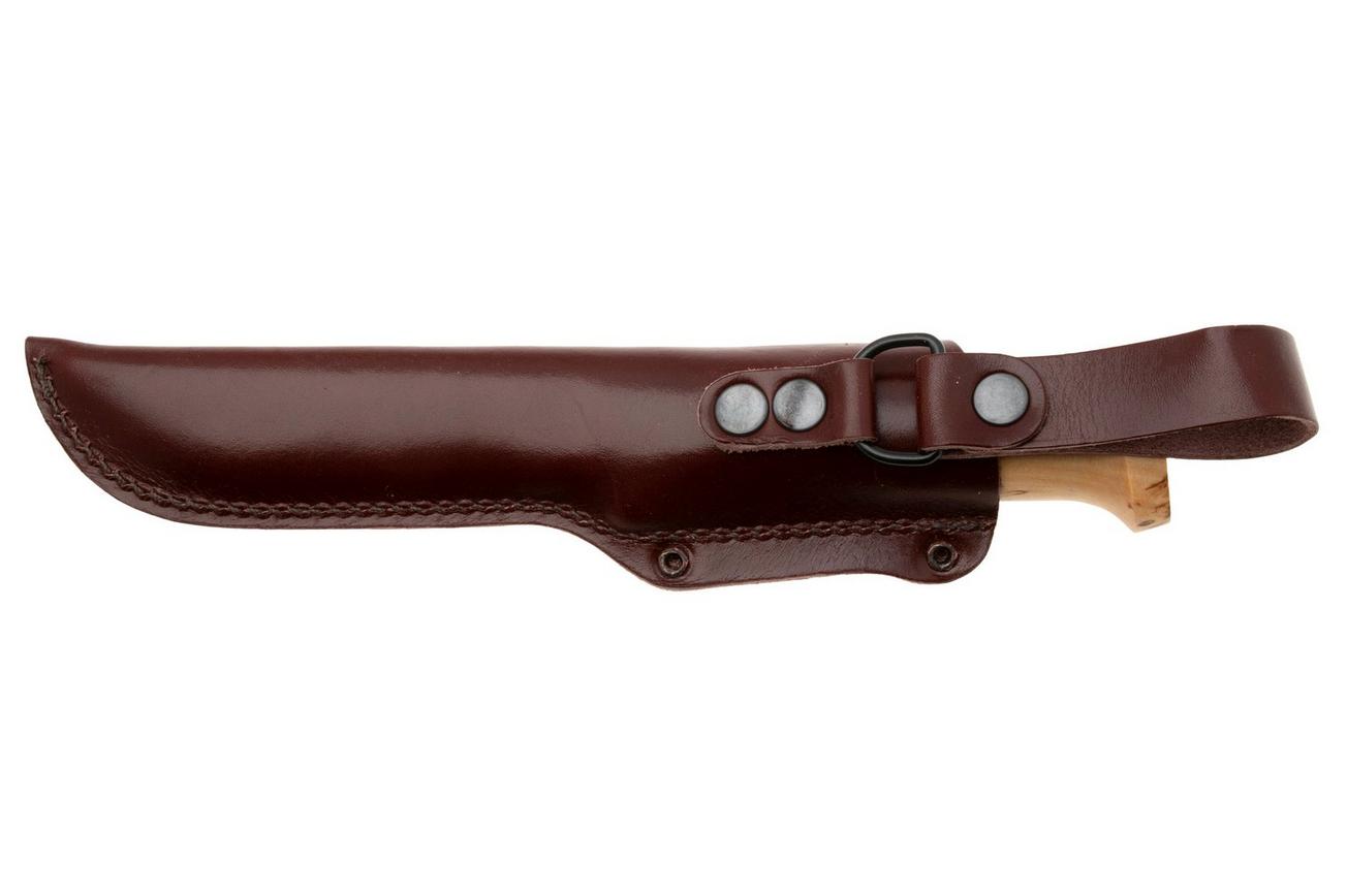 Marttiini Deluxe Classic 167015 Stainless, Curly Birch, bushcraftmes