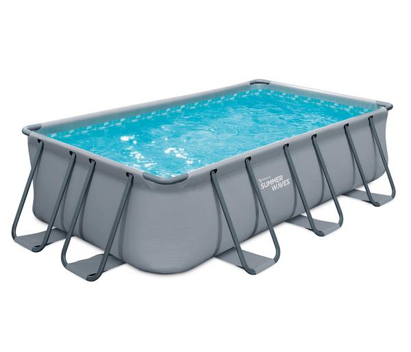 Summer Waves Frame Pool, anthrazit