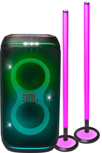 JBL Partybox 120 + 2x JBL Partylight Stick
