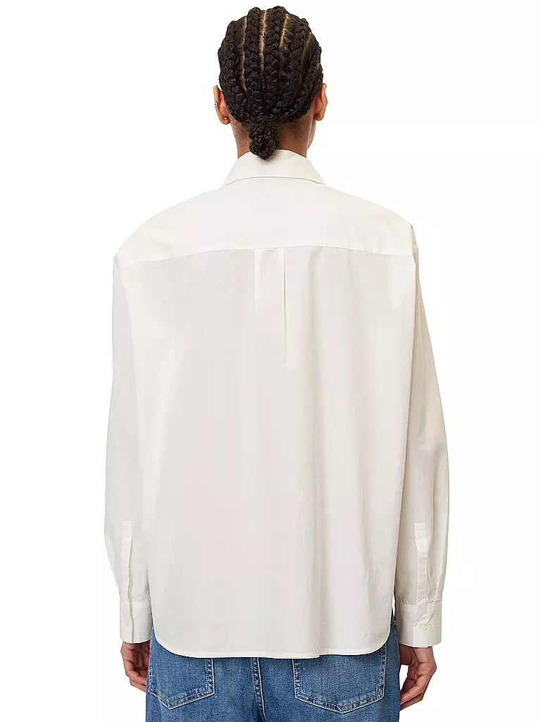 MARC O' POLO DENIM Hemdbluse weiss