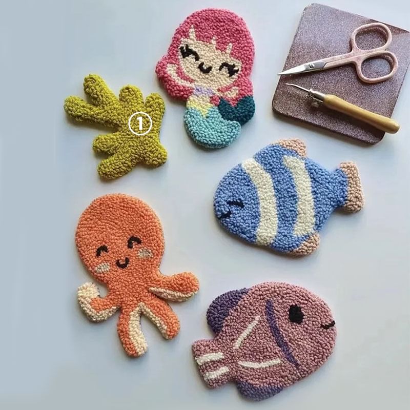 Embroidery Kingdom - DIY naaiset voor een cartoon-garenonderzetter (verschillende ontwerpen)
