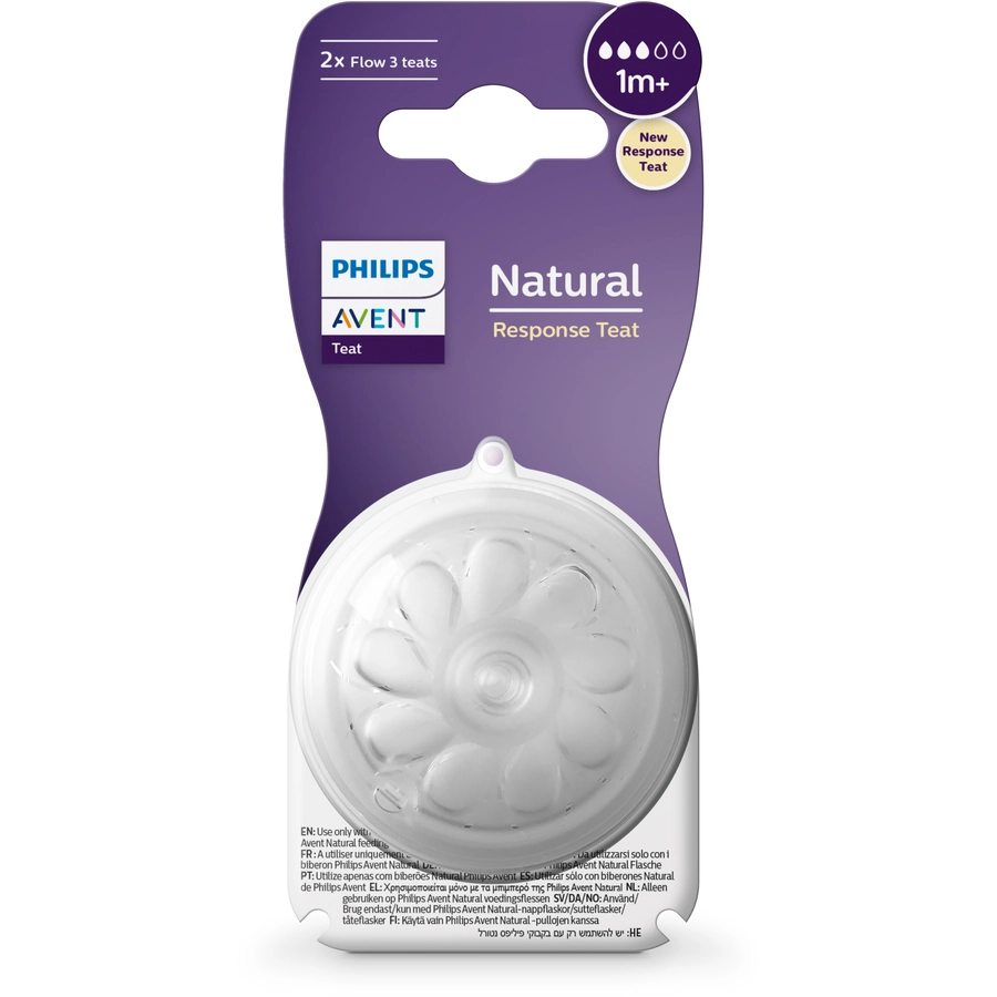 Philips Avent Trinksauger SCY96302 Natural Response ab dem 1. Monat 4 Stück