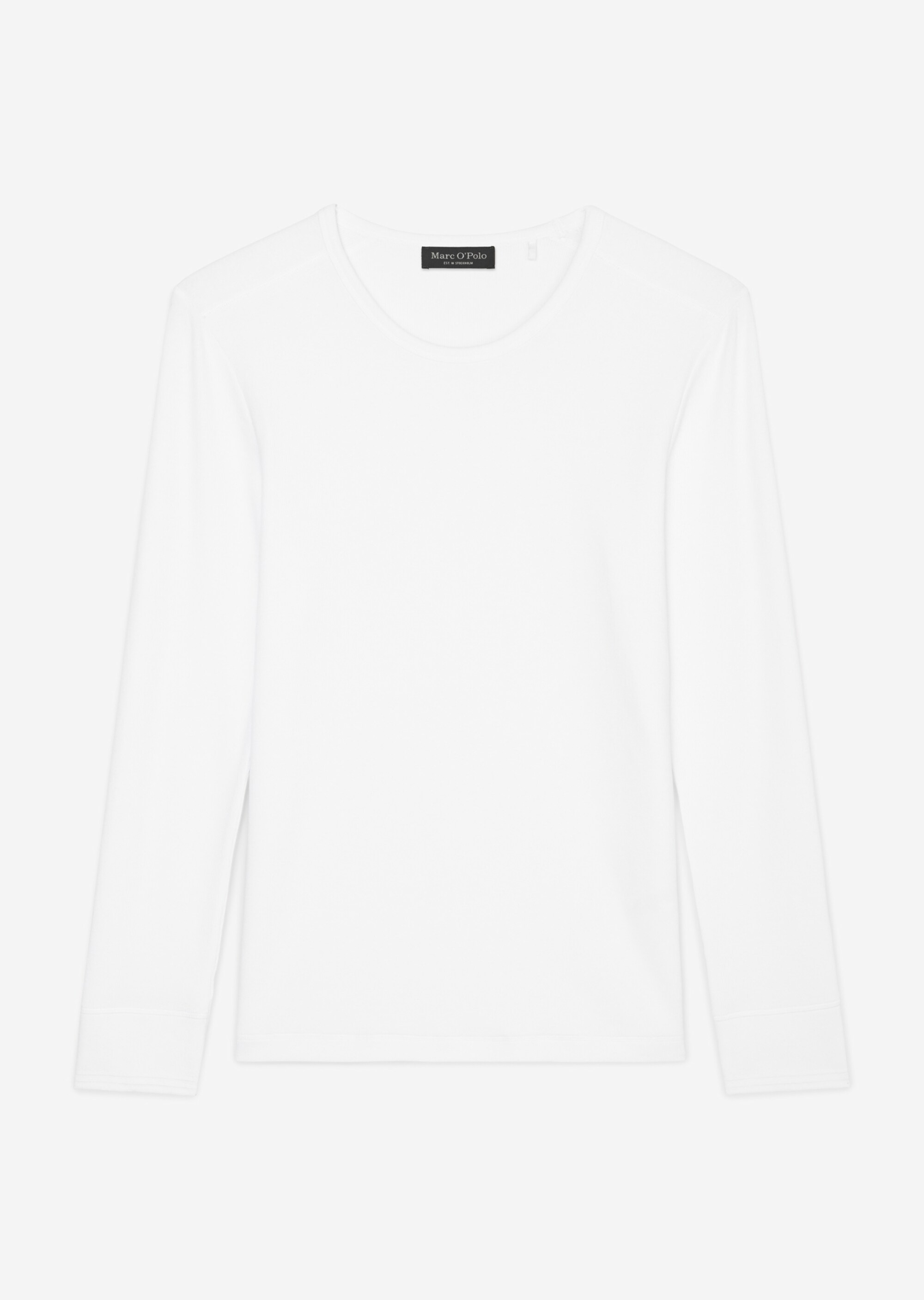 Feinripp-Longsleeve aus Bio-Baumoll-Mix