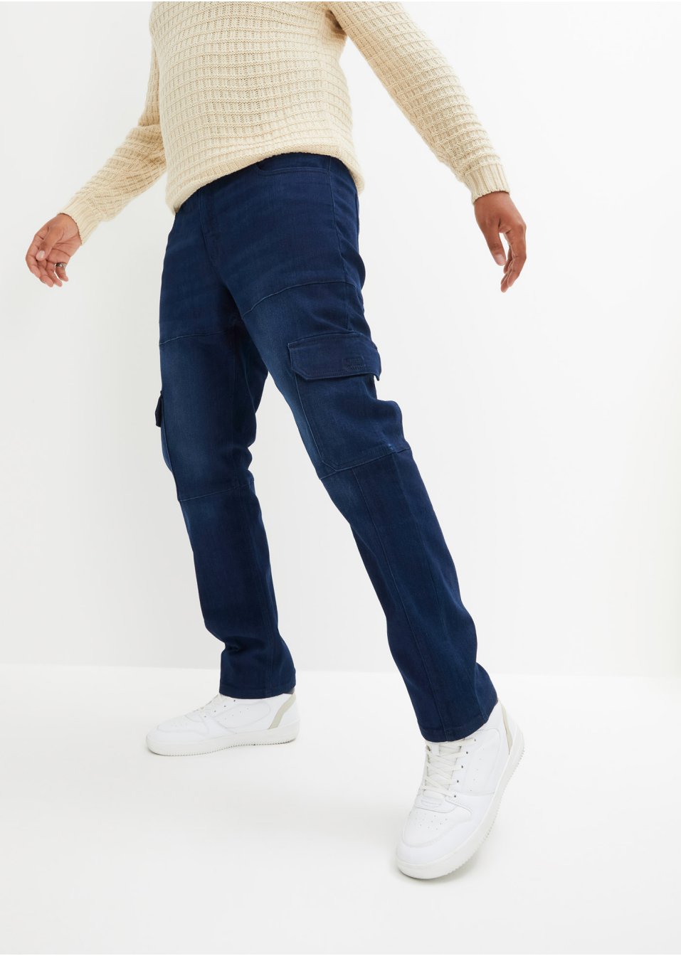 Jean thermo cargo Slim Fit, Straight